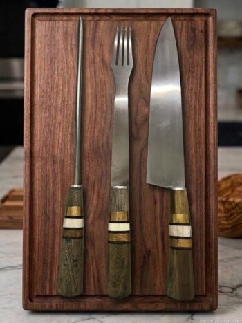 Juego de Parrilla Artesanal Grande (3 Piezas)